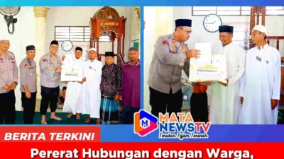 Pererat Hubungan dengan Warga, Kapolres Langkat Gelar “Jumat Curhat” di Gebang