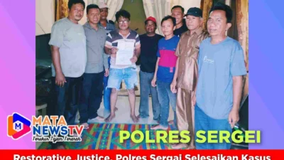 Restorative Justice, Polres Sergai Selesaikan Kasus Pengeroyokan Dua Bersaudara Secara Kekeluargaan