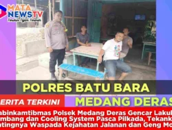 Bhabinkamtibmas Polsek Medang Deras Gencar Lakukan Sambang dan Cooling System Pasca Pilkada, Tekankan Pentingnya Waspada Kejahatan Jalanan dan Geng Motor