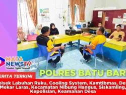 Polsek Labuhan Ruku Gelar Kegiatan Cooling System di Desa Mekar Laras untuk Ciptakan Situasi Kamtibmas Kondusif