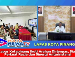 Lapas Kotapinang Ikuti kegiatan Arahan Direktur Jenderal Pemasyarakatan