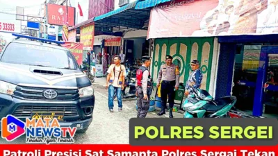 Patroli Presisi Sat Samapta Polres Sergai Tekan Aksi Premanisme di Wilayah Pantai Cermin