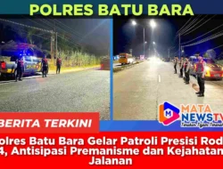Polres Batu Bara Gelar Patroli Presisi Roda 4, Antisipasi Premanisme dan Kejahatan Jalanan