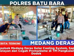 Kapolsek Medang Deras Gelar Cooling System, Sapa Nelayan dan Cegah Premanisme di TPI Pangkalan Dodek