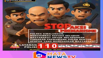 Polres Simalungun Gencarkan Kampanye Anti Premanisme, Ajak Warga Laporkan Melalui Call Center 110