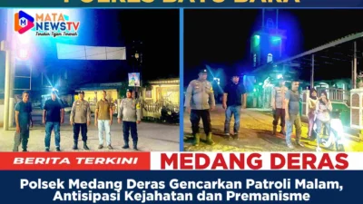 Polsek Medang Deras Gencarkan Patroli Malam, Antisipasi Kejahatan dan Premanisme