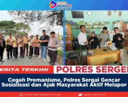 Cegah Premanisme, Polres Sergai Gencar Sosialisasi dan Ajak Masyarakat Aktif Melapor