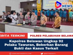 Kapolres Belawan Ungkap 92 Pelaku Tawuran, Beberkan Barang Bukti dan Kasus Terkait