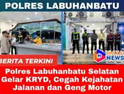 Polres Labuhanbatu Selatan Gelar KRYD, Cegah Kejahatan Jalanan dan Geng Motor