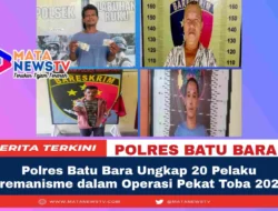 Ungkap Kasat Reskrim Polres Batu Bara, AKP Tri Boy A. Siahaan, S.I.K., M.H., M.Sc.