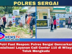 Polri Fast Respon: Polres Sergai Gencarkan Sosialisasi Layanan Call Center 110 di Wilayah Teluk Mengkudu