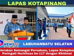 Gelorakan Semangat Persatuan, Lapas Kotapinang Peringati Harkitnas ke-117 dengan Khidmat