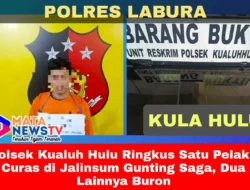 Polsek Kualuh Hulu Ringkus Satu Pelaku Curas di Jalinsum Gunting Saga, Dua Lainnya Buron