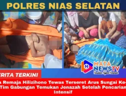 Dua Remaja Hilizihono Tewas Terseret Arus Sungai Ke-12, Tim Gabungan Temukan Jenazah Setelah Pencarian Intensif