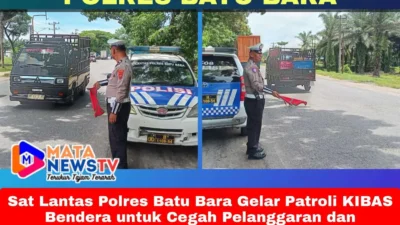 Sat Lantas Polres Batu Bara Gelar Patroli KIBAS Bendera untuk Cegah Pelanggaran dan Kejahatan Jalanan