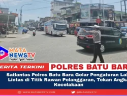 Satlantas Polres Batu Bara Gelar Pengaturan Lalu Lintas di Titik Rawan Pelanggaran, Tekan Angka Kecelakaan