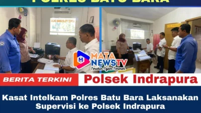 Kasat Intelkam Polres Batu Bara Laksanakan Supervisi ke Polsek Indrapura