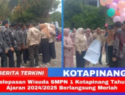 Pelepasan Wisuda SMPN 1 Kotapinang Tahun Ajaran 2024/2025 Berlangsung Meriah
