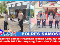 Kapolres Samosir Pastikan Ibadah Kenaikan Isa Almasih 2025 Berlangsung Aman dan Khidmat  Samosir, 29 Mei 2025 – Kapolresz