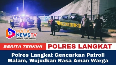 Polres Langkat Gencarkan Patroli Malam, Wujudkan Rasa Aman Warga