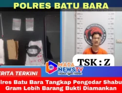 Polres Batu Bara Tangkap Pengedar Shabu, 1 Gram Lebih Barang Bukti Diamankan