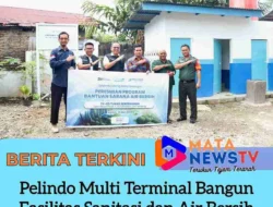 Pelindo Multi Terminal Bangun Fasilitas Sanitasi dan Air Bersih untuk TK-SD Tunas Sebernaman