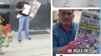Konten Kreator Sebut Berita Hoaks, Wartawan Metro24 Tempuh Jalur Hukum