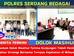 Kapolsek Dolok Masihul Terima Kunjungan Tokoh Penting, Bahas Strategi Bersama Tumpas Kejahatan di Wilayah