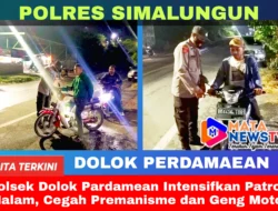 Polsek Dolok Pardamean Intensifkan Patroli Malam, Cegah Premanisme dan Geng Motor