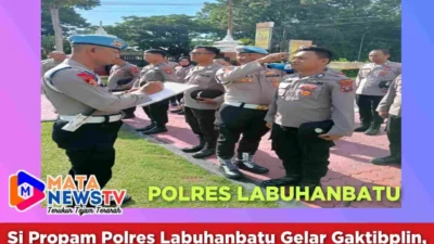Si Propam Polres Labuhanbatu Gelar Gaktibplin, Tegakkan Disiplin dan Kerapian Personel