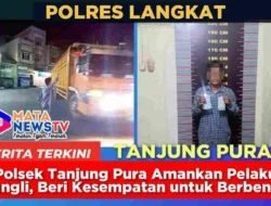 Polsek Tanjung Pura Amankan Pelaku Pungli, Beri Kesempatan untuk Berbenah