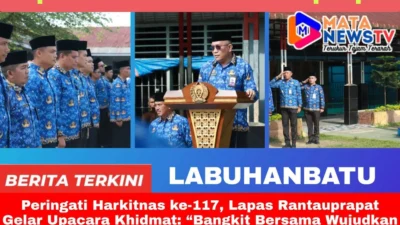 Peringati Harkitnas ke-117, Lapas Rantauprapat Gelar Upacara Khidmat: “Bangkit Bersama Wujudkan Indonesia Kuat”