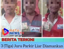 3 (Tiga) Juru Parkir Liar Diamankan di Pajak Desa Klumpang, Diduga Lakukan Pungli