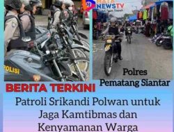 Polres Pematangsiantar Gelar Patroli Srikandi Polwan