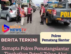 Sat Samapta Polres Pematangsiantar Tingkatkan Patroli Tekan Aksi Kriminalitas
