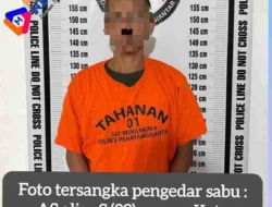 Polisi Tangkap Pengedar Sabu di Jalan Sadum Pematangsiantar, Sempat Terima Upah Rp 9.000