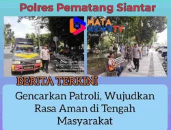 Bhabinkamtibmas Polsek Siantar Barat Gencar Lakukan Patroli, Wujudkan Rasa Aman di Tengah Masyarakat