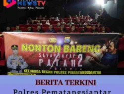 Polres Pematangsiantar Gelar Nobar “Sayap-Sayap Patah 2”, Bangun Soliditas dan Edukasi Personel