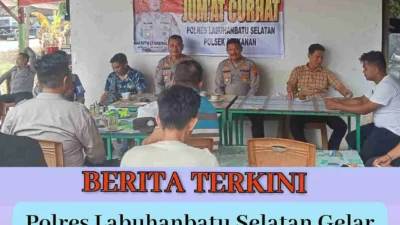 Polres Labuhanbatu Selatan Gelar “Jumat Curhat” di Kecamatan Sei Kanan,