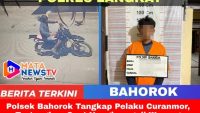 Polsek Bahorok Tangkap Pelaku Curanmor, Tertangkap Saat Nongkrong di Warung