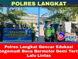 Polres Langkat Gencar Edukasi Pengemudi Beca Bermotor Demi Tertib Lalu Lintas