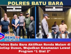 Polres Batu Bara Aktifkan Ronda Malam di Setiap Dusun, Wujudkan Keamanan Lewat Program “1 Giat 2”