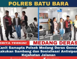 Kanit Samapta Polsek Medang Deras Gencar Lakukan Sambang dan Sosialisasi Antisipasi Kejahatan Jalanan