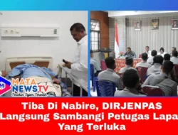 Tiba Di Nabire, DIRJENPAS Langsung Sambangi Petugas Lapas Yang Terluka