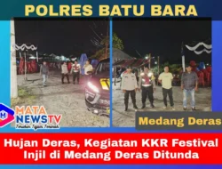 Hujan Deras, Kegiatan KKR Festival Injil di Medang Deras Ditunda