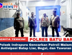 Polsek Indrapura Gencarkan Patroli Malam, Antisipasi Balap Liar, Begal, dan Tawuran
