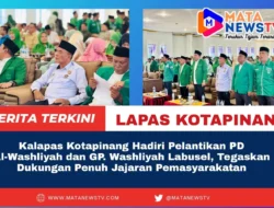Kalapas Kotapinang Hadiri Pelantikan PD Al-Washliyah dan GP. Washliyah Labusel, Tegaskan Dukungan Penuh Jajaran Pemasyarakatan
