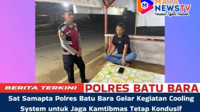 Sat Samapta Polres Batu Bara Gelar Kegiatan Cooling System untuk Jaga Kamtibmas Tetap Kondusif