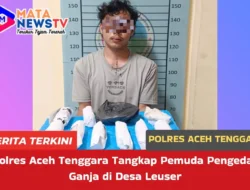 Polres Aceh Tenggara Tangkap Pemuda Pengedar Ganja di Desa Leuser