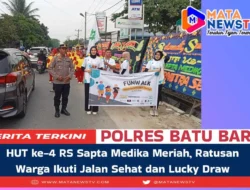 HUT ke-4 RS Sapta Medika Meriah, Ratusan Warga Ikuti Jalan Sehat dan Lucky Draw
